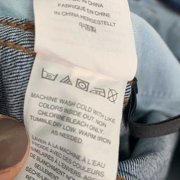 Madewell 10" High-Rise Skinny Jeans: Drop-Hem Edition W-854 Size 27 - Picture 16 of 16